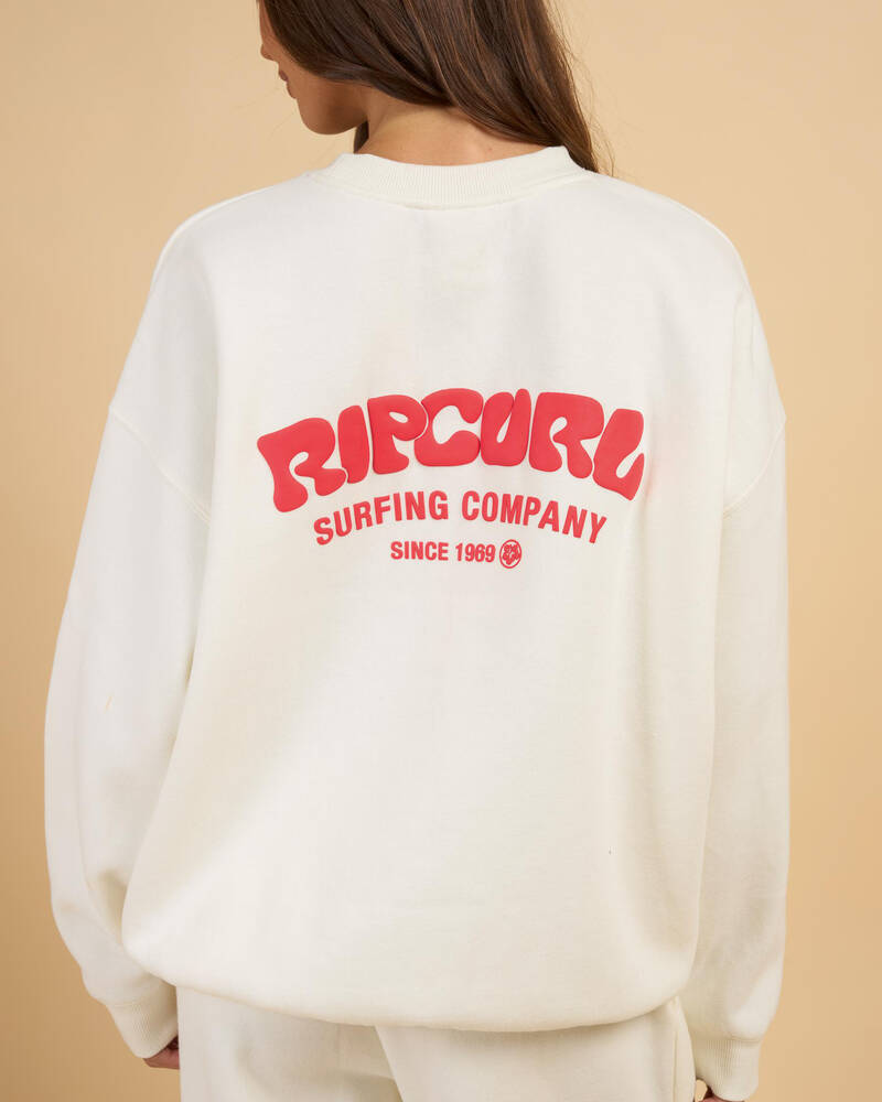 RIP CURL Surf Puff Heritage Crew Cayenne