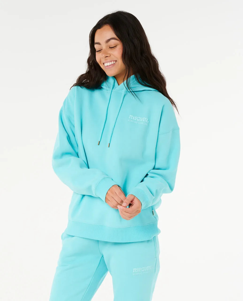 RIP CURL Surf Puff Heritage Hoodie Electric Blue