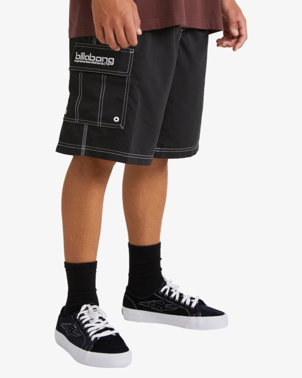 BILLABONG Throw On Boardshort Black