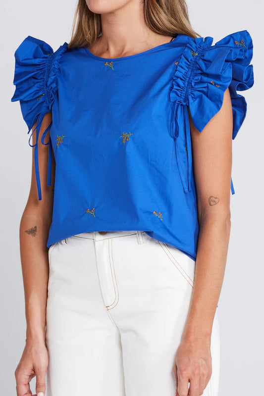 THING THING Tiesy Top Cobolt Blue