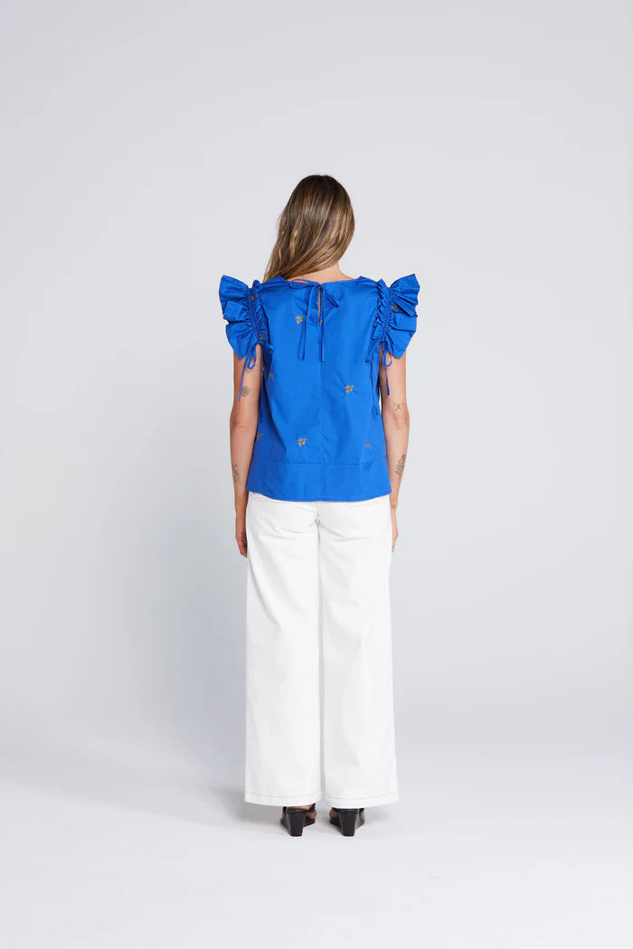 THING THING Tiesy Top Cobolt Blue