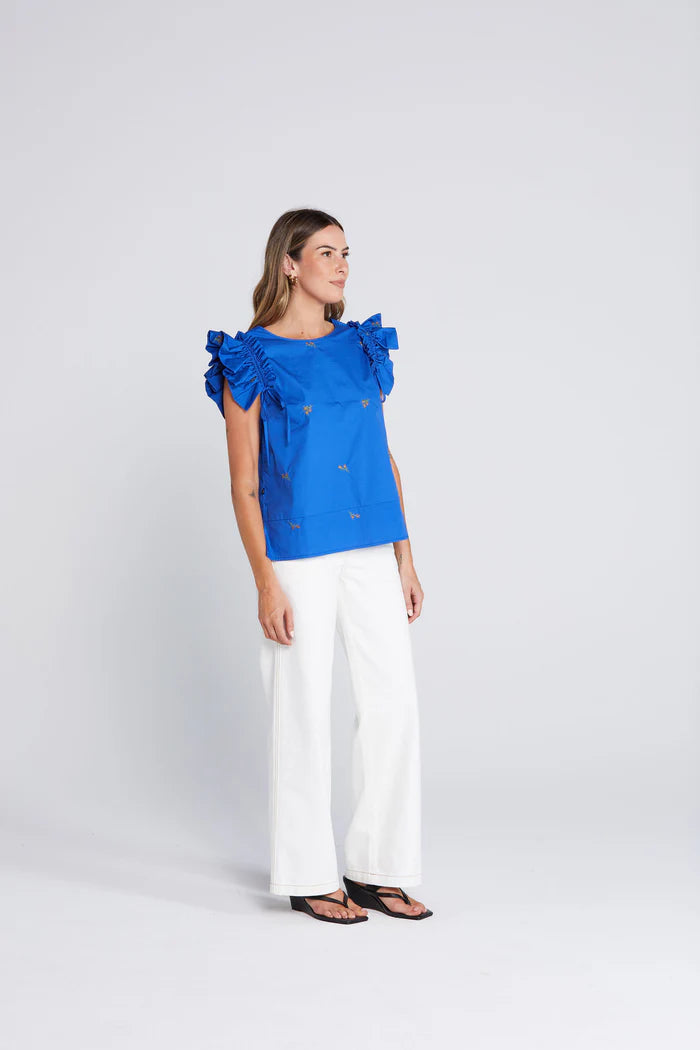 THING THING Tiesy Top Cobolt Blue