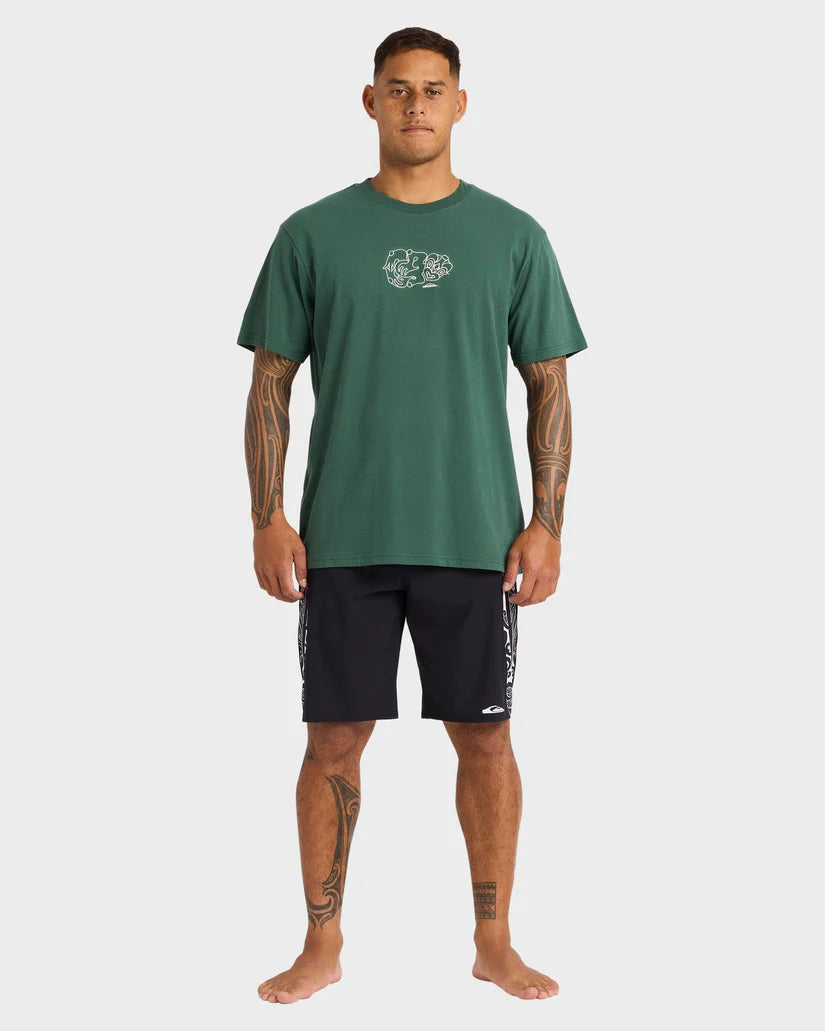 Quiksilver Tiki Tee Jungle Green