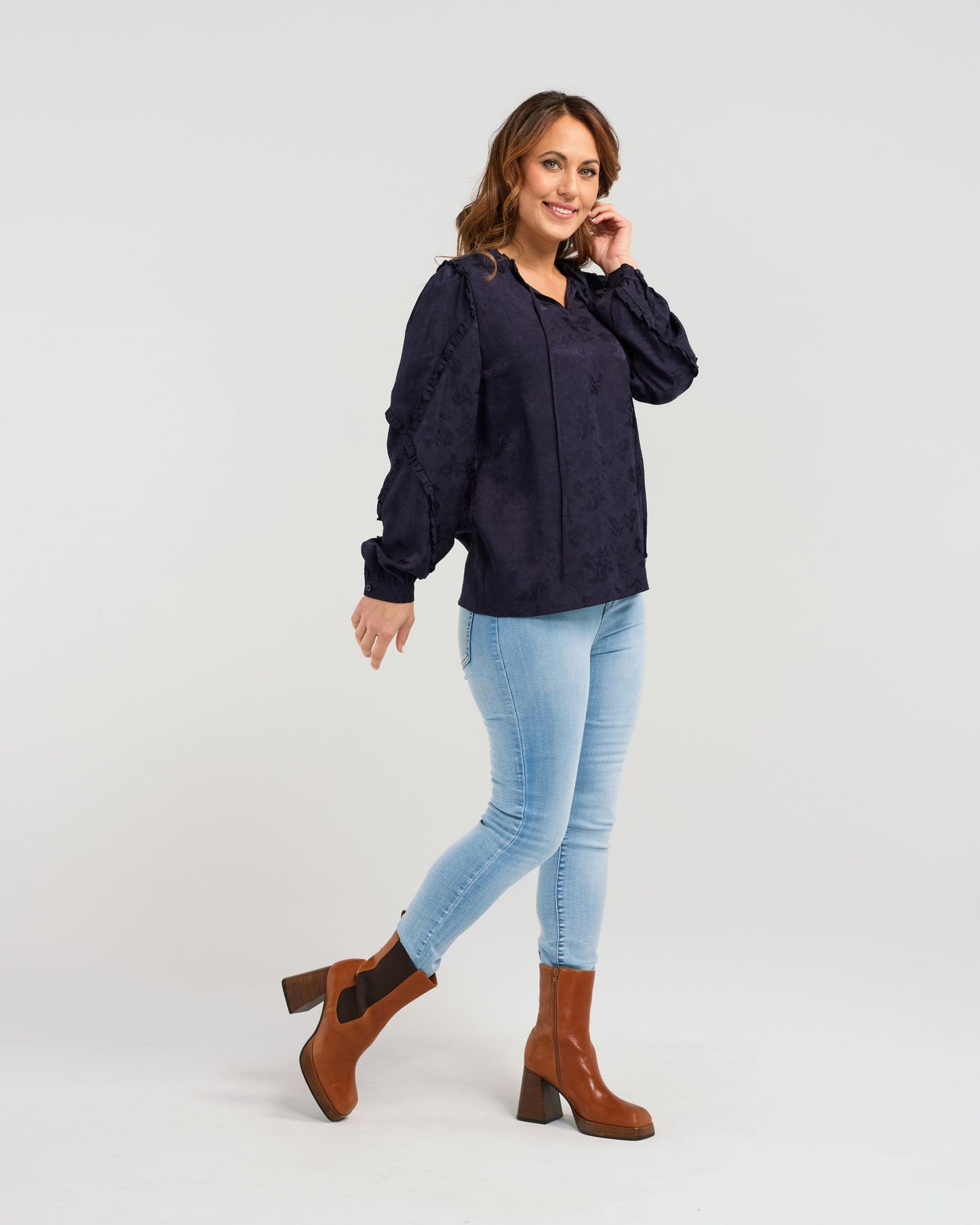 SEDUCE Trixie Top Navy