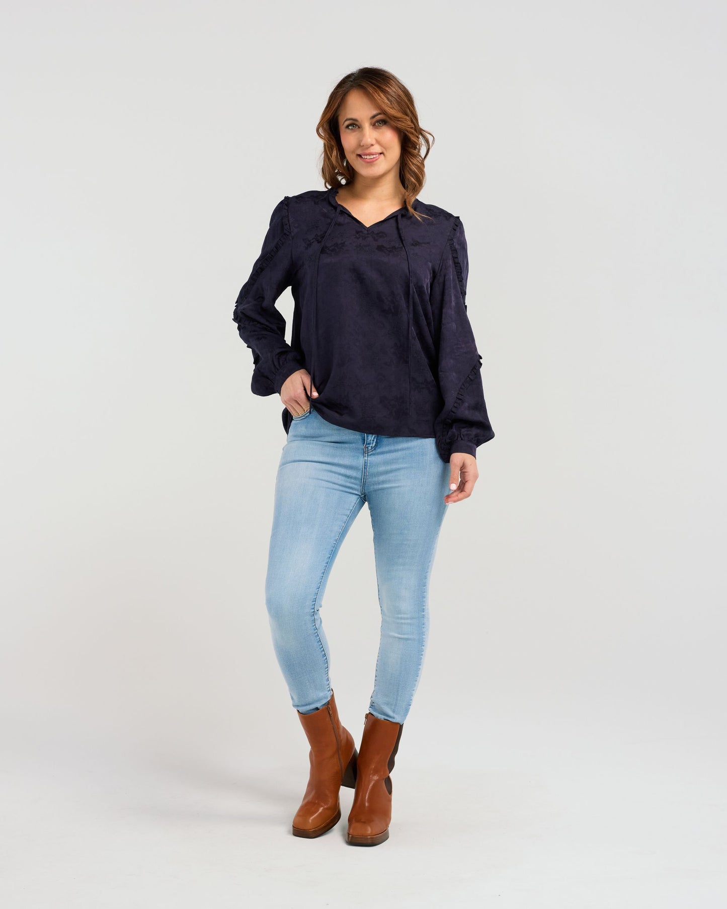 SEDUCE Trixie Top Navy