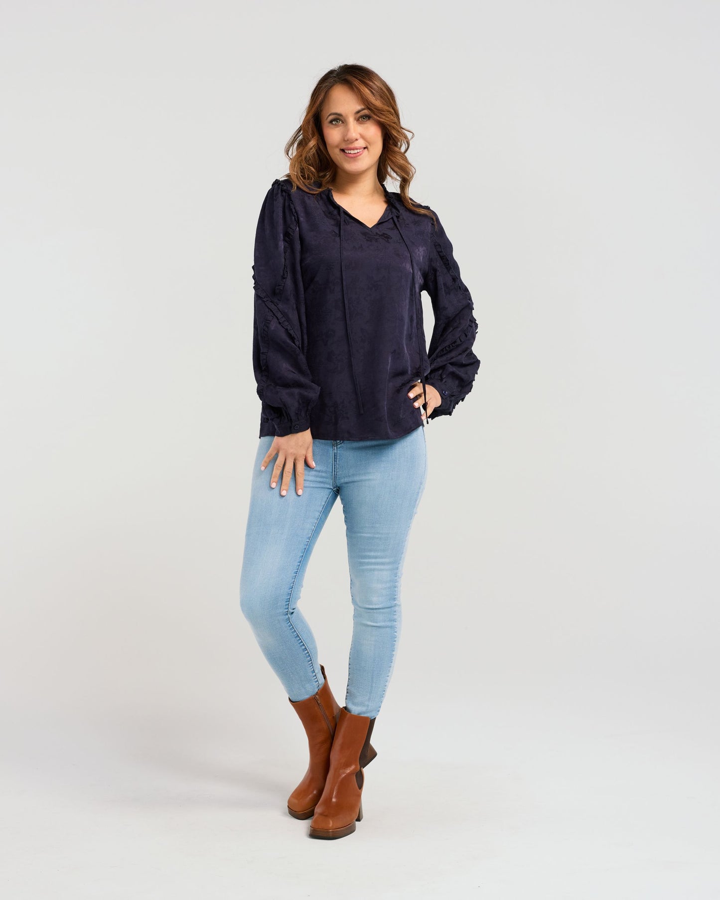SEDUCE Trixie Top Navy
