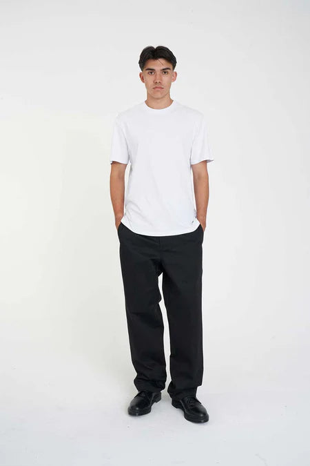 HUFFER Union Pant Black