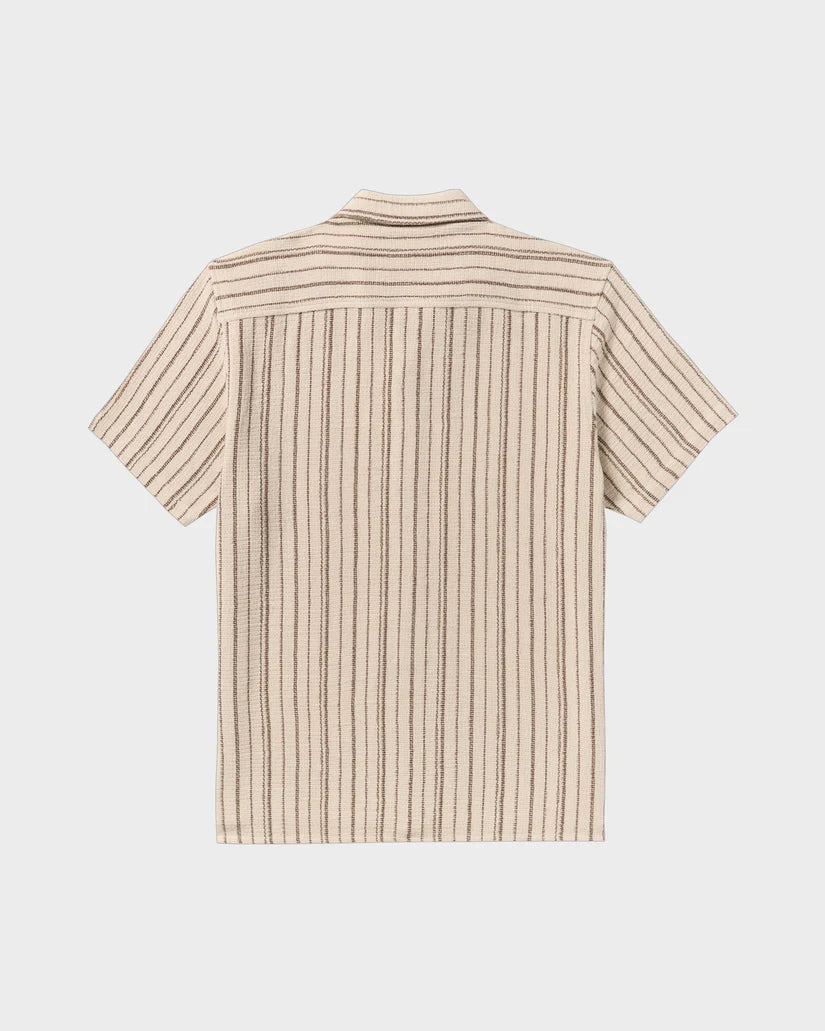 RVCA Vacancy Stripe Short Sleeve Shirt