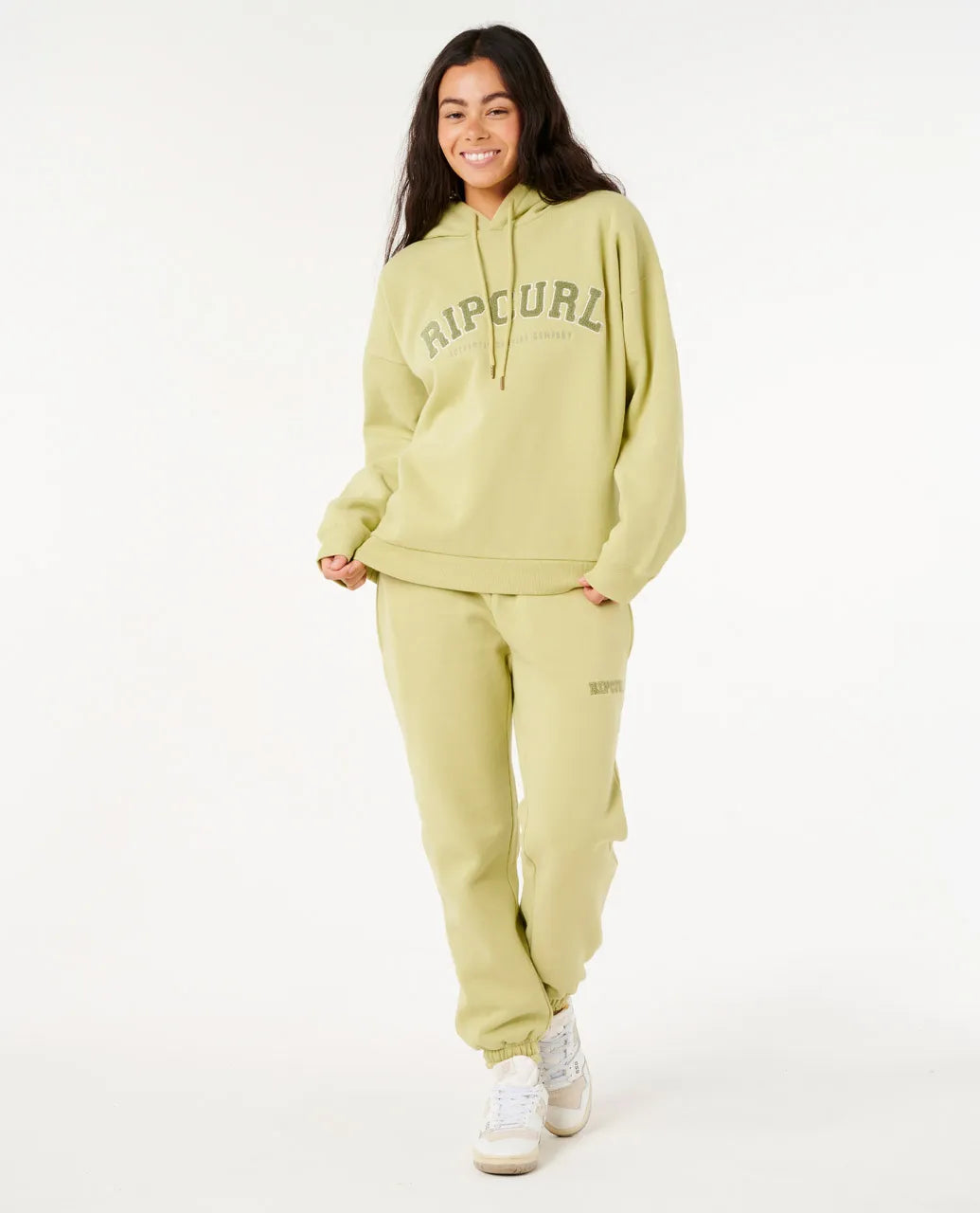 RIP CURL Varsity Hoodie Sage