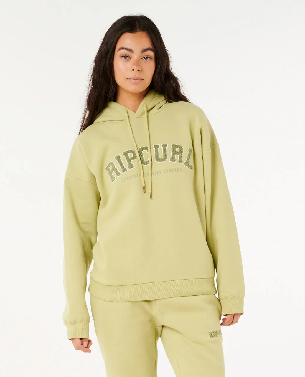 RIP CURL Varsity Hoodie Sage