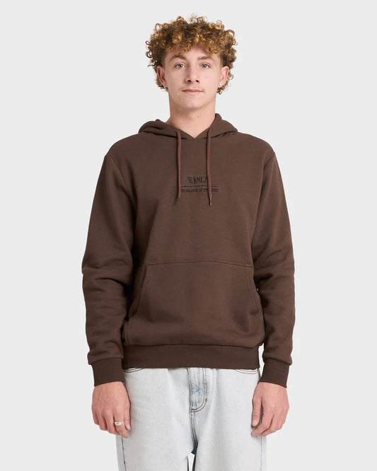 RVCA Venom Bite Pullover Hoodie Mocha