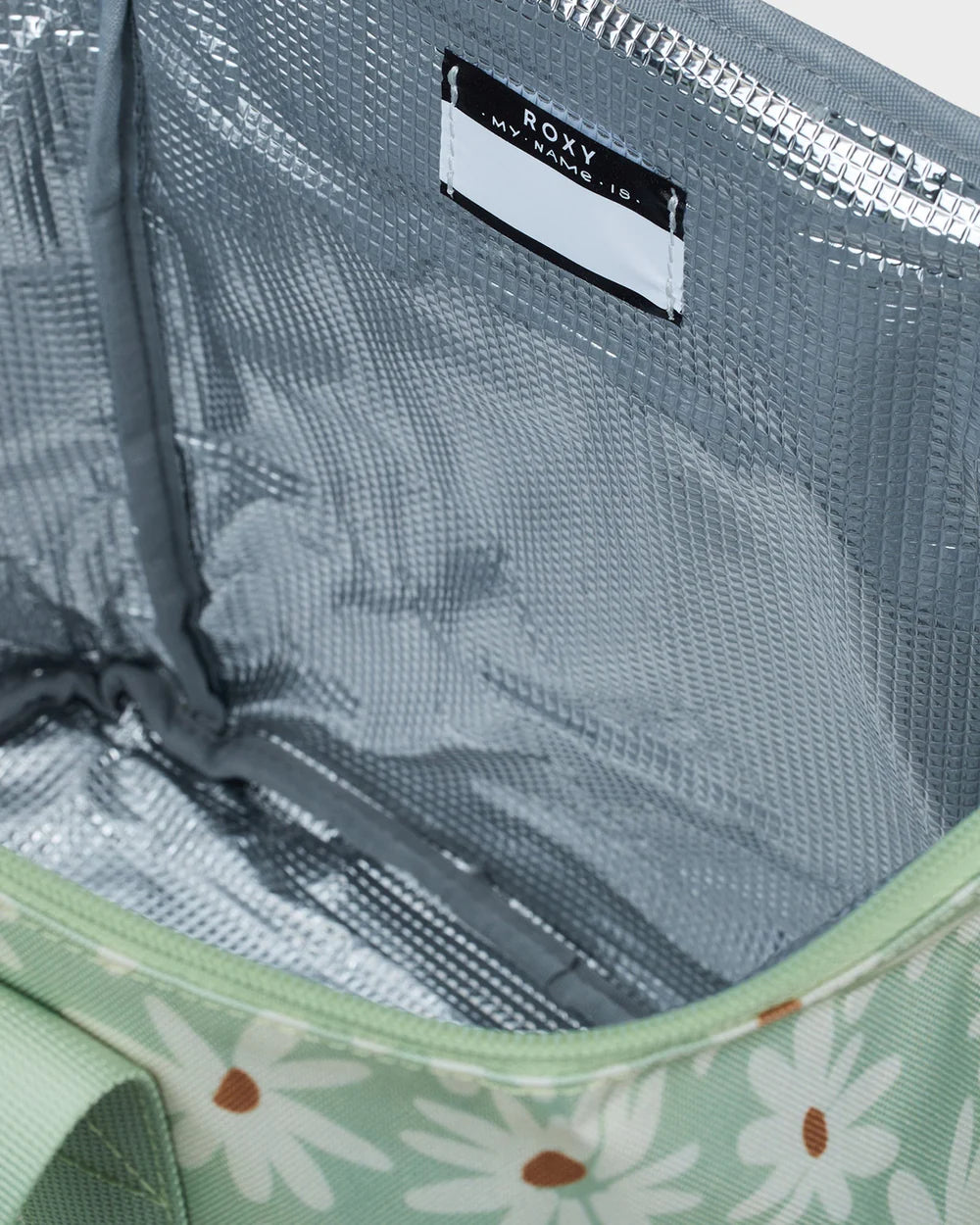 ROXY Water Effect Cooler Bag Green Floral