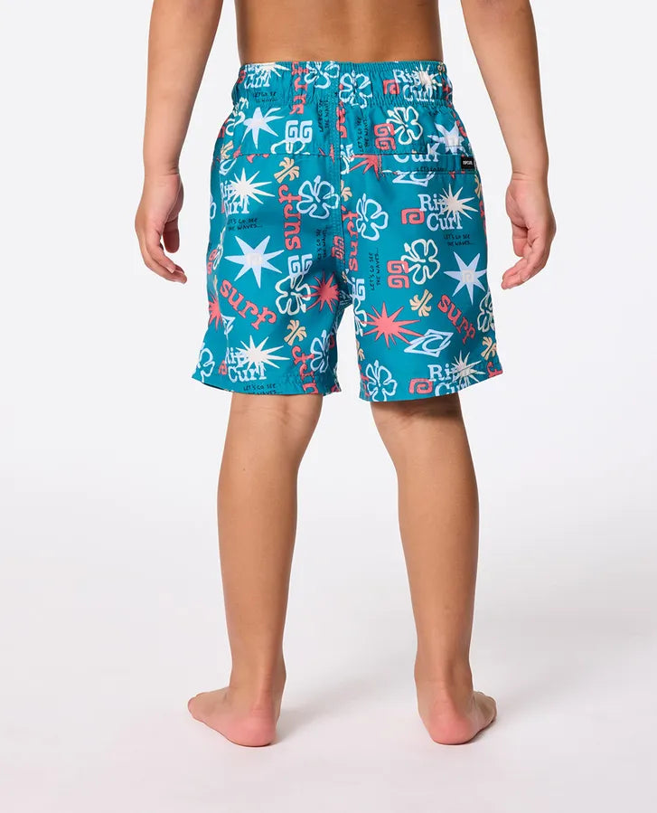 RIP CURL Groms Wave Dayz Boardshort 1-8 years