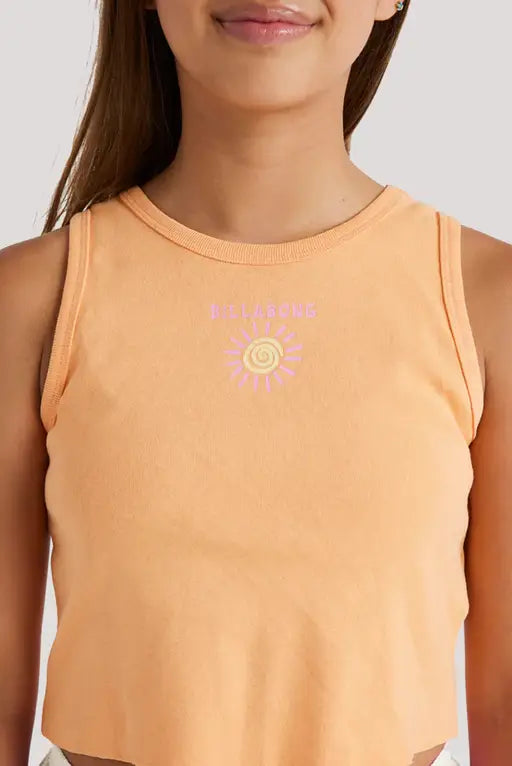 Billabong Waves and Sun Tank Tangy Peach