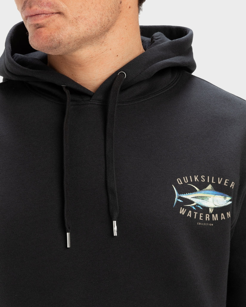 Quiksilver Yellow Fin Hoodie Black