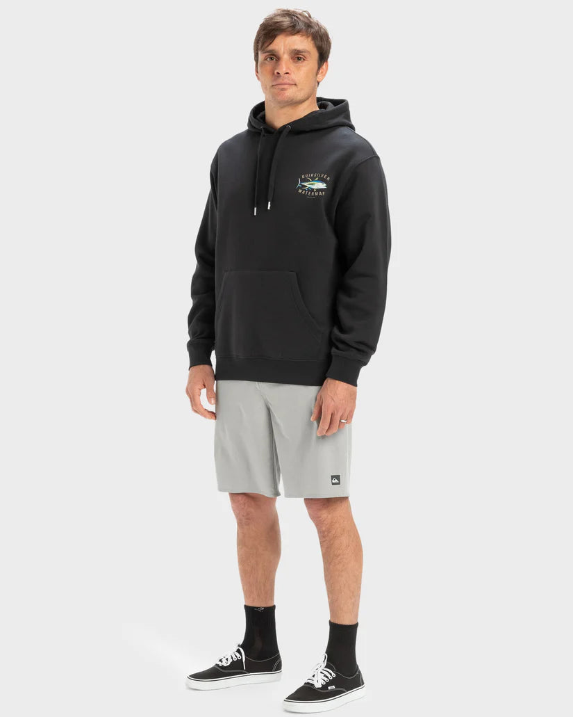 Quiksilver Yellow Fin Hoodie Black