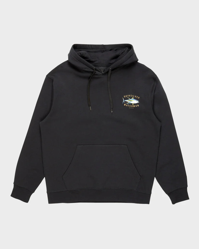 Quiksilver Yellow Fin Hoodie Black