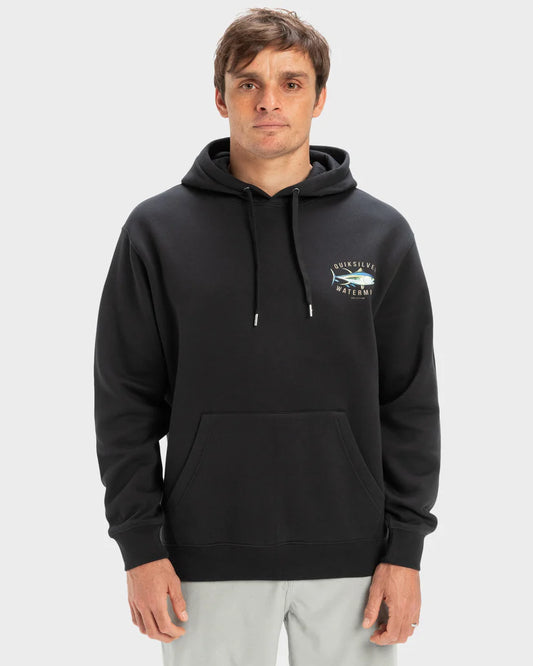 Quiksilver Yellow Fin Hoodie Black