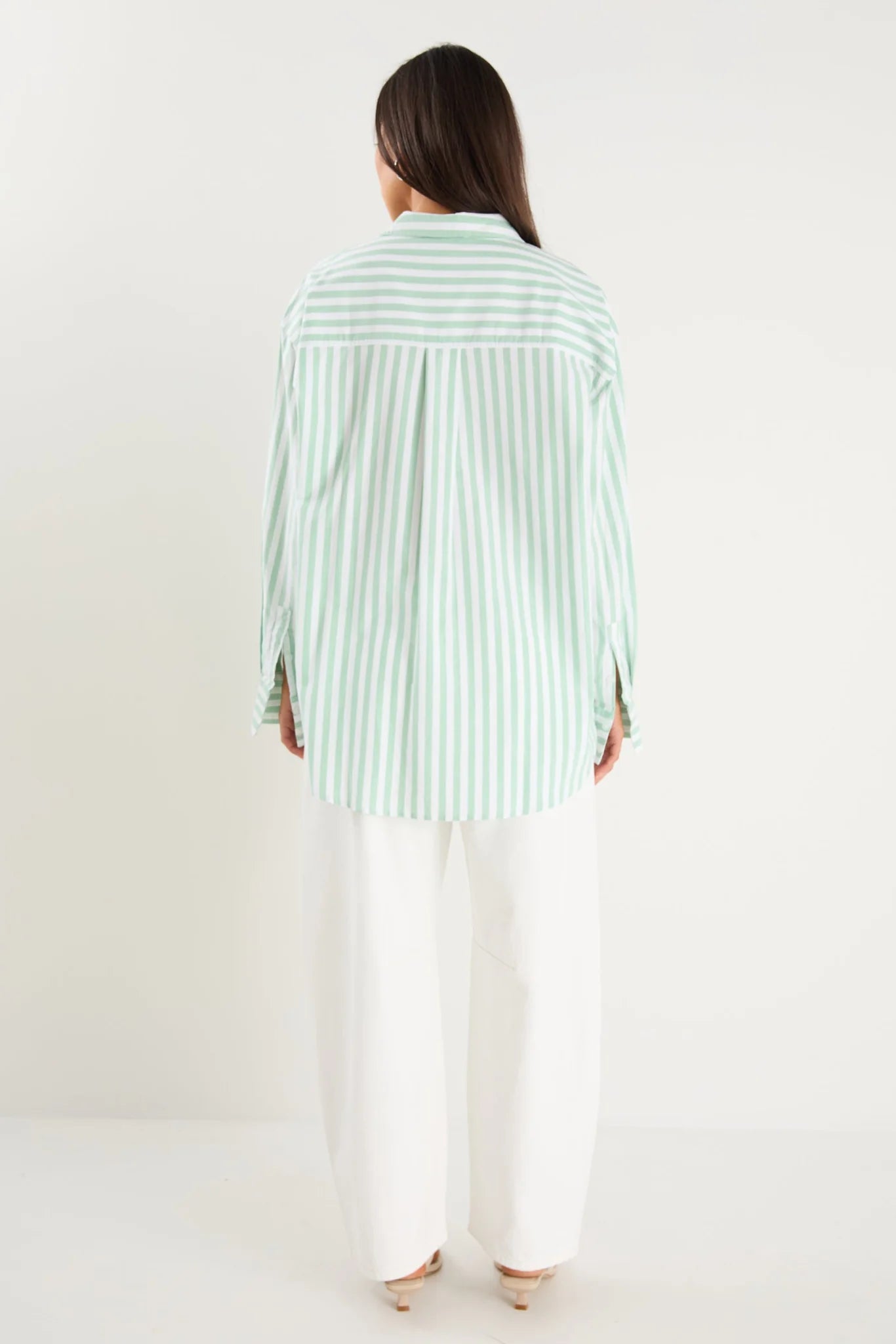 STORIES BE TOLD You Got This Shirt Green Wide Stripe
