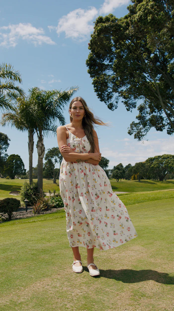 THING THING Zinnia Dress Summer Haven Print
