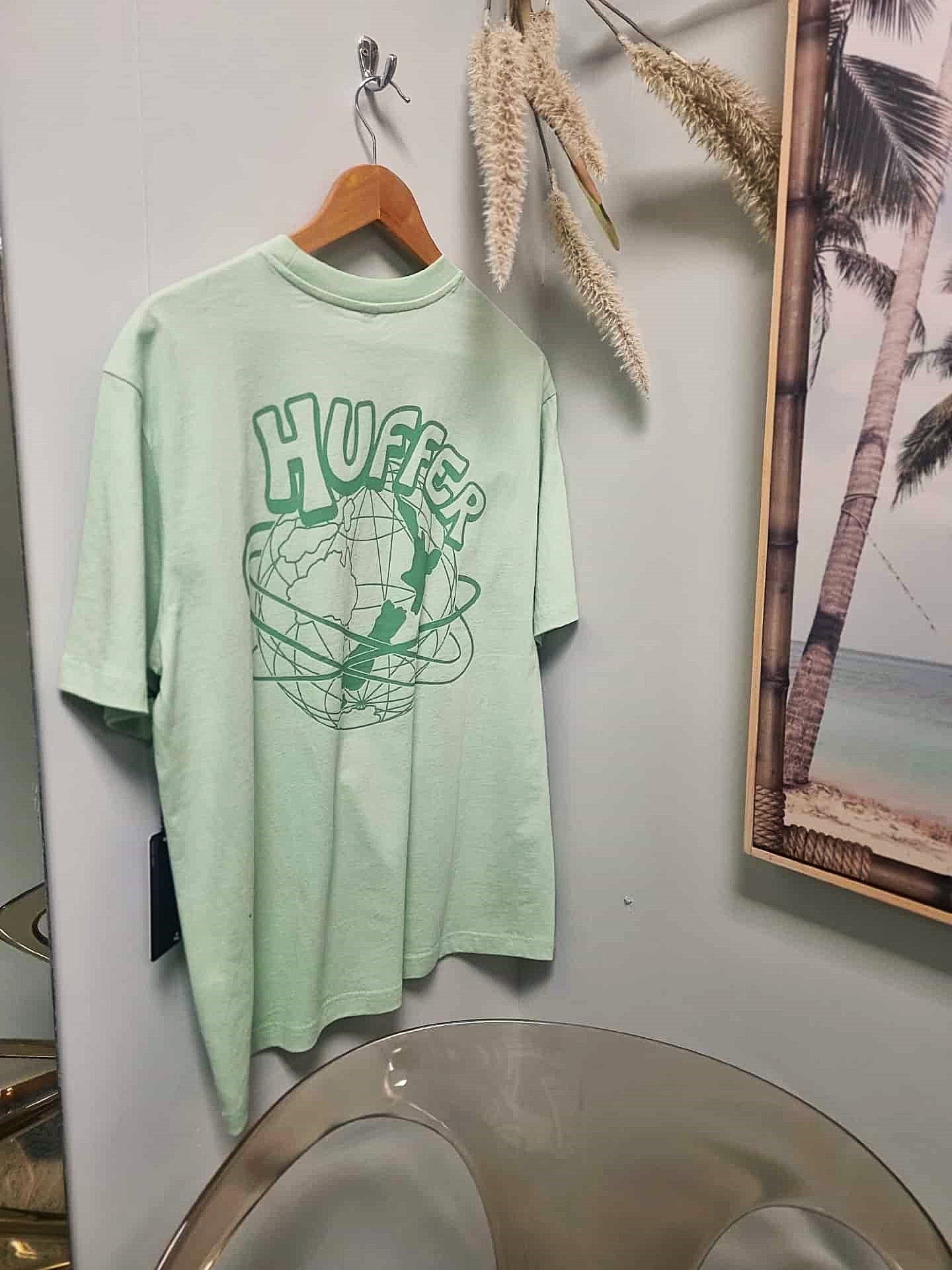 HUFFER Relax Tee Orbit 220 Matcha