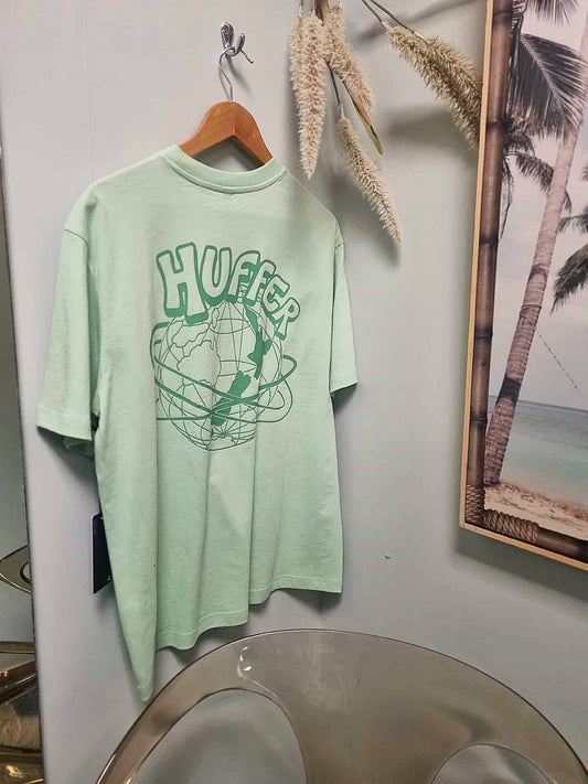 HUFFER Relax Tee Orbit 220 Matcha