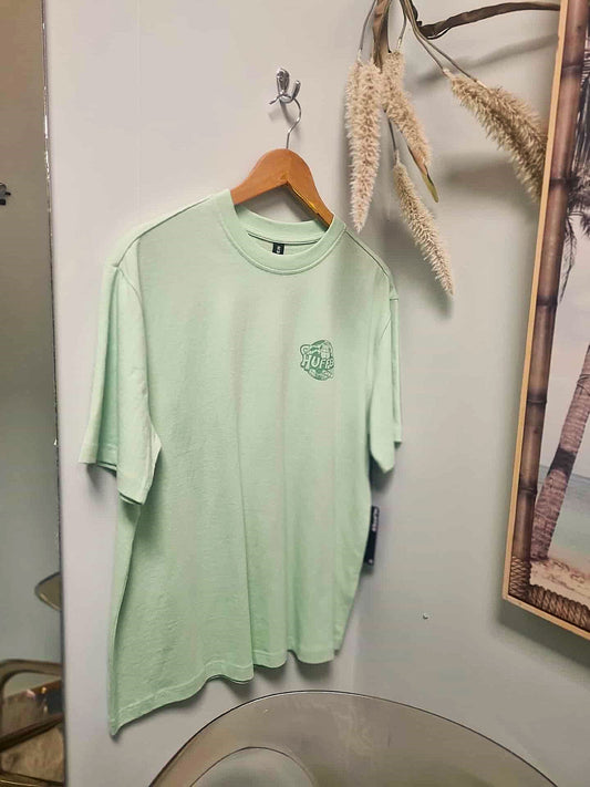 HUFFER Relax Tee Orbit 220 Matcha