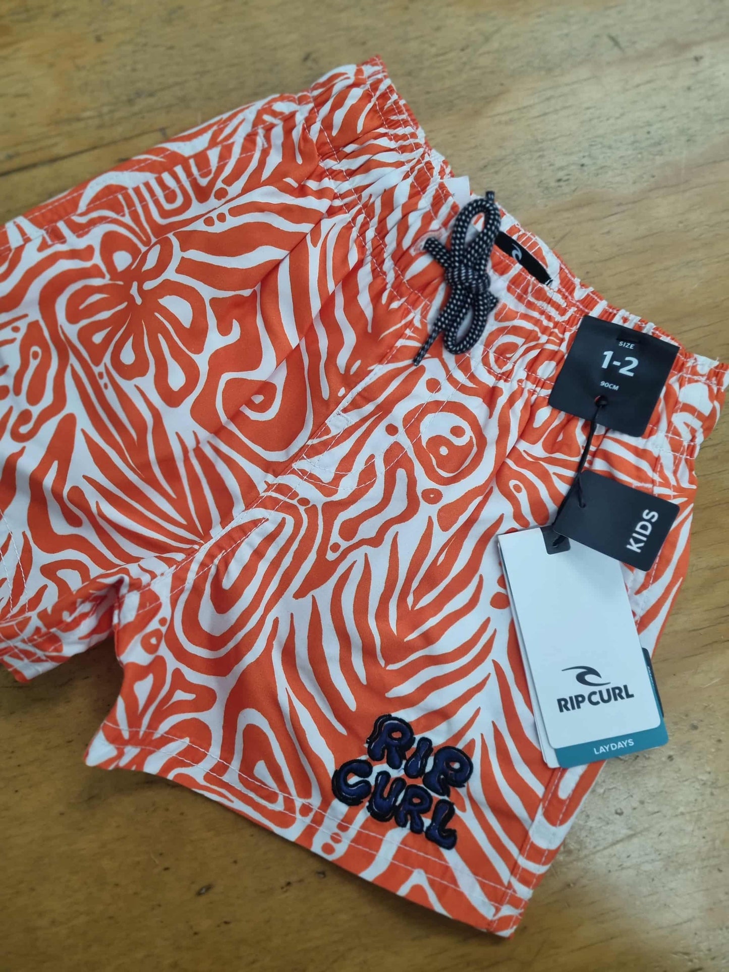 RIP CURL Cosmic Surfing Elastic Waist Boardie 1-8 years