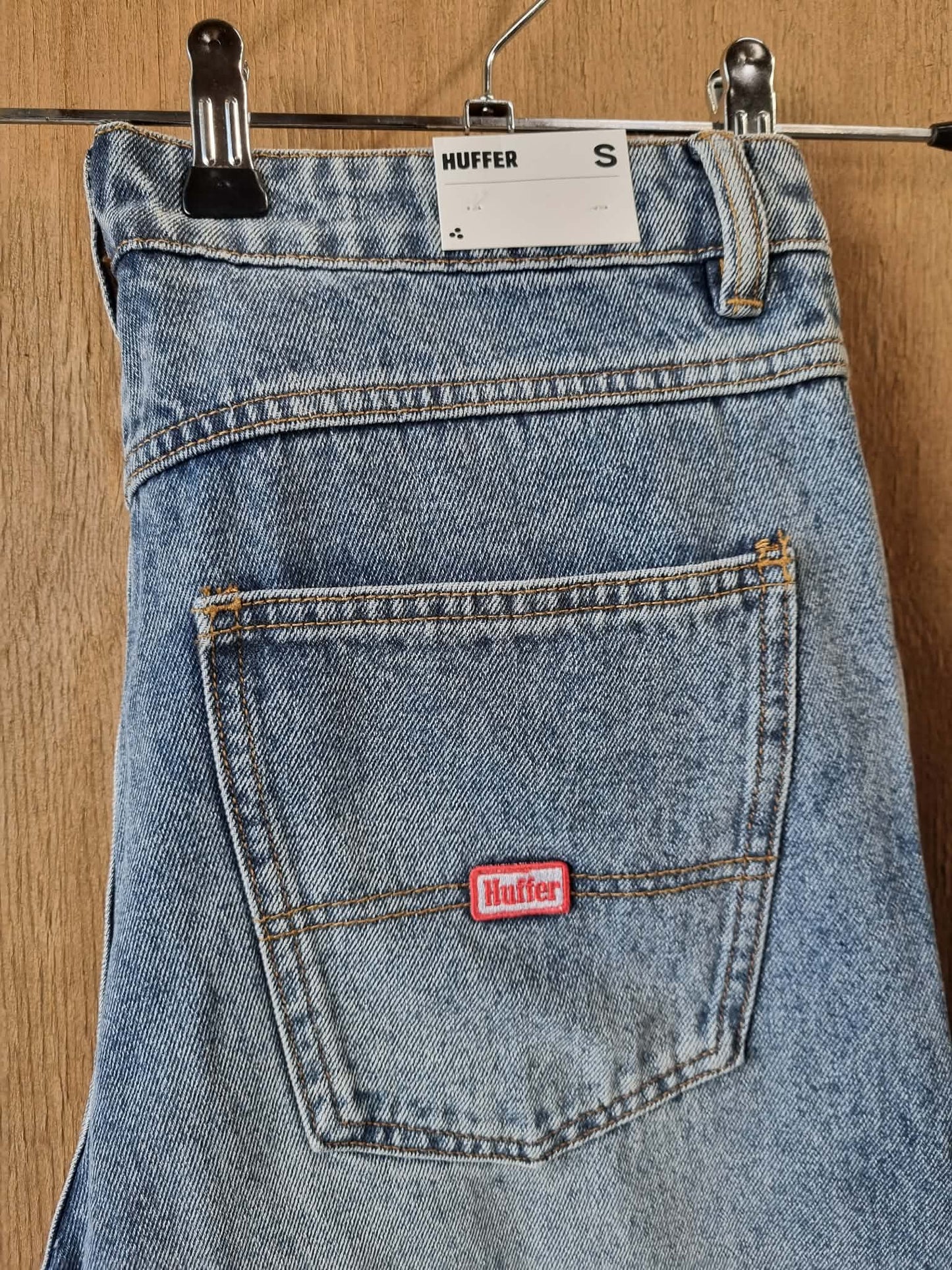 HUFFER X-Tra Baggy Denim Short Stable Wash