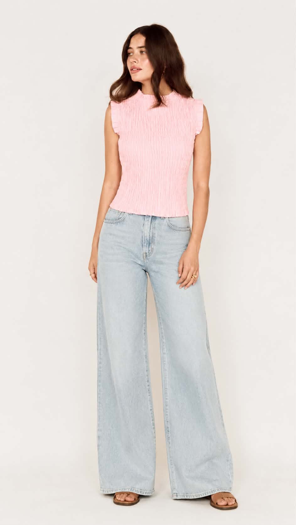 MINK PINK Mila Shirred Top