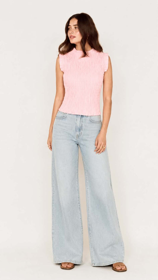 MINK PINK Mila Shirred Top