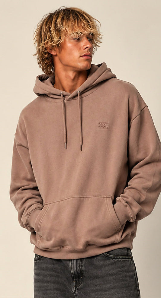 Billabong Premium Wave Washed Pullover Hoodie Mocha