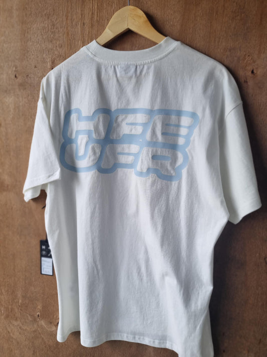 HUFFER Block Vert Tee Chalk