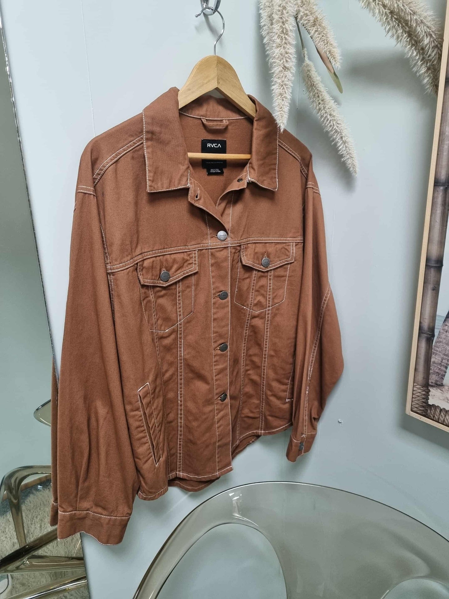 RVCA Indie Twill Jacket Rust