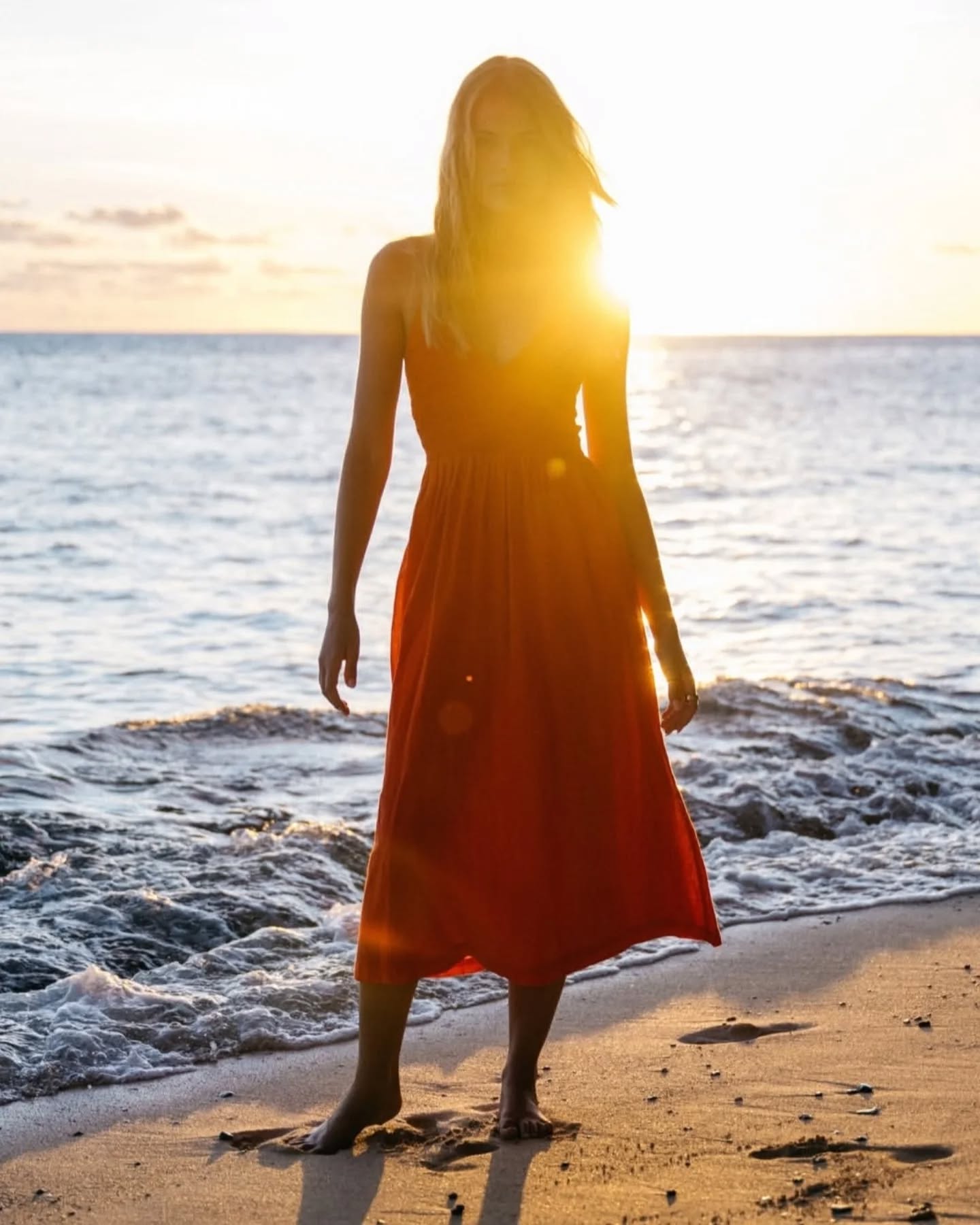 BILLABONG Such a Trip Midi Dress Red Aloha