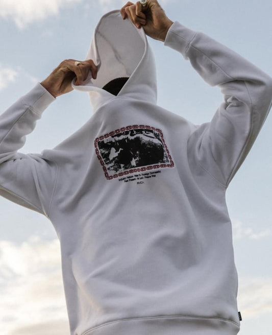 RVCA In the Ring Hoodie White