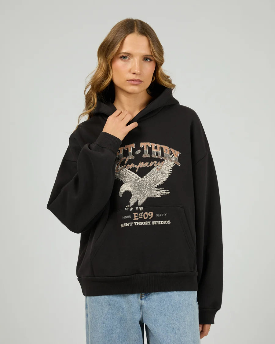 SILENT THEORY Ambient Hoodie Black
