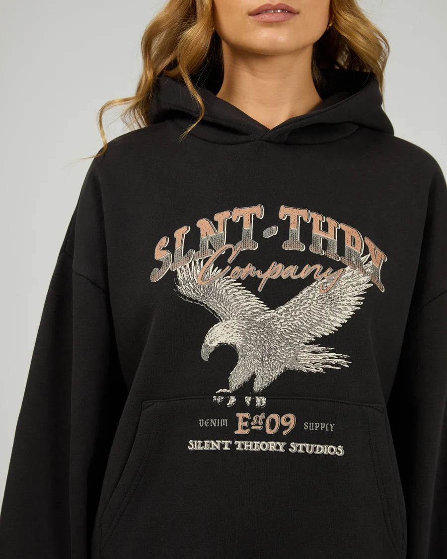 SILENT THEORY Ambient Hoodie Black