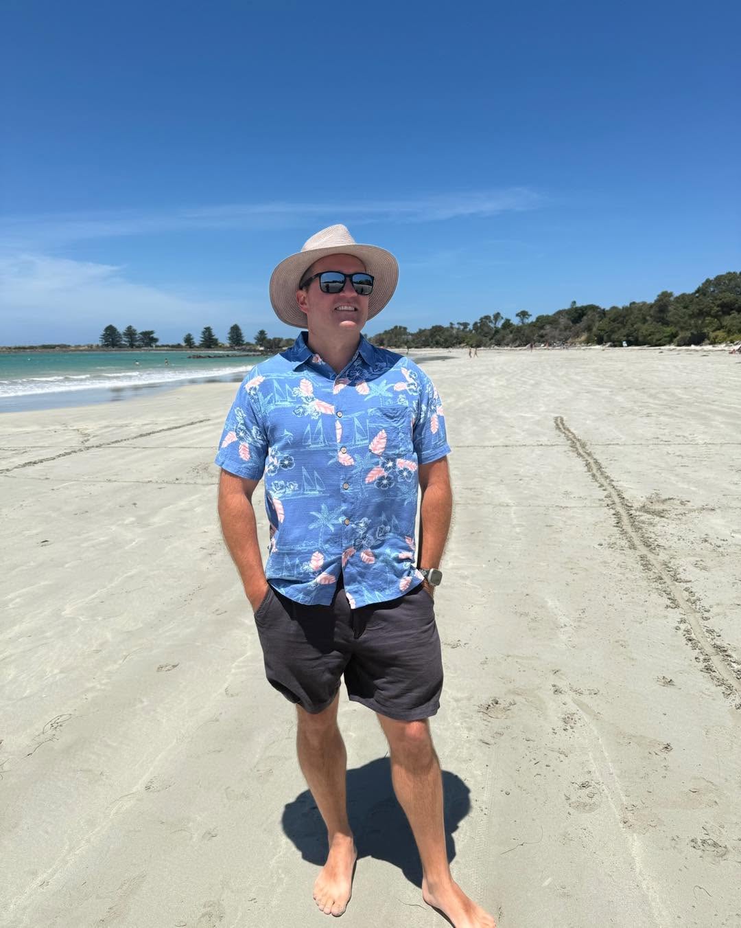 KINGSTON GRANGE Hamilton Island Bamboo Short Sleeve Shirt