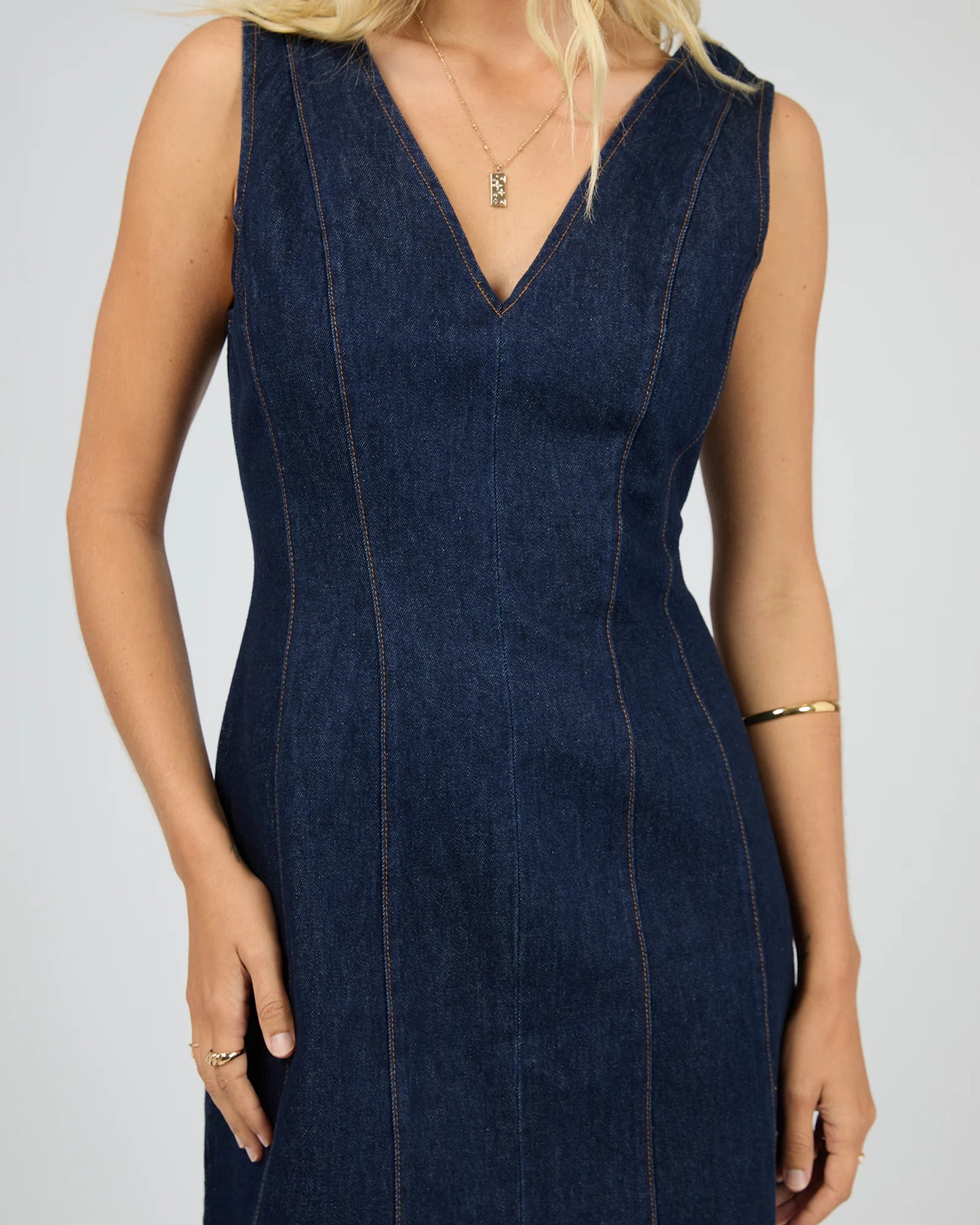 ALL ABOUT EVE Marlo Denim Dress Indigo