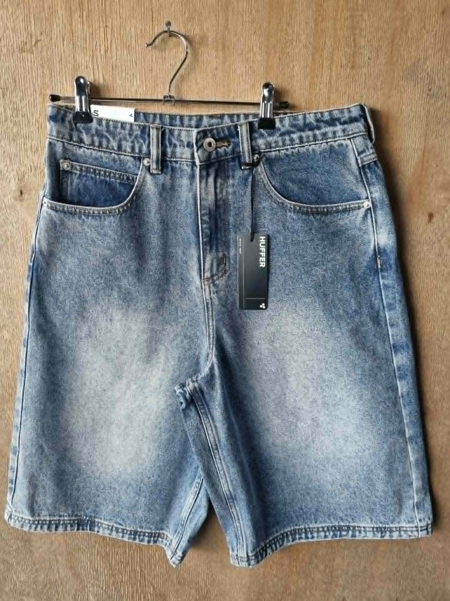 HUFFER X-Tra Baggy Denim Short Stable Wash