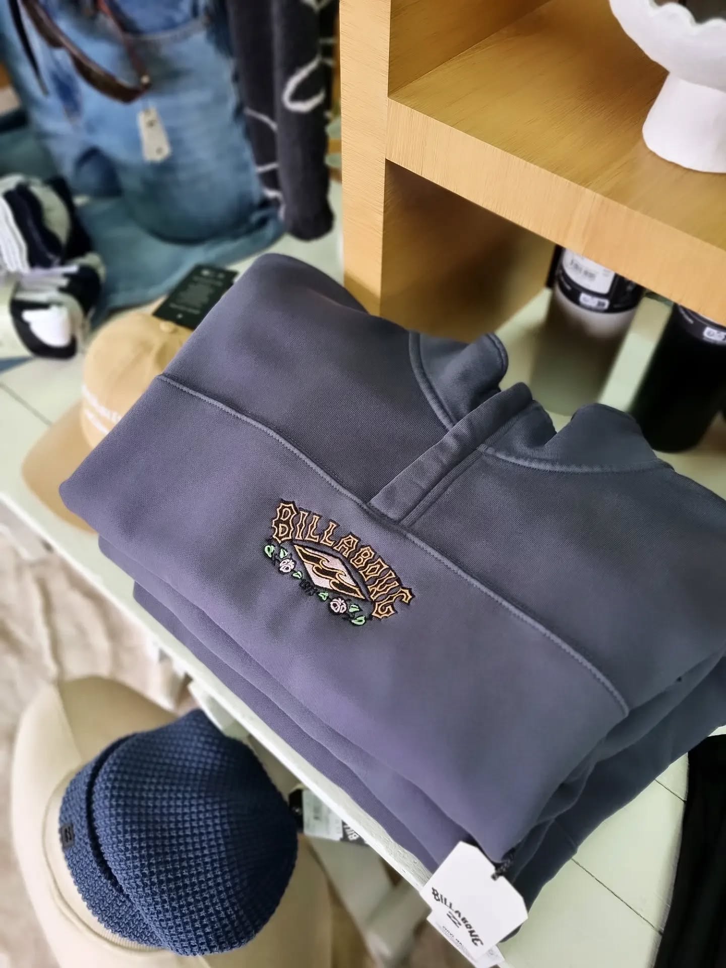 BILLABONG King Prawn Quarter Zip Pullover