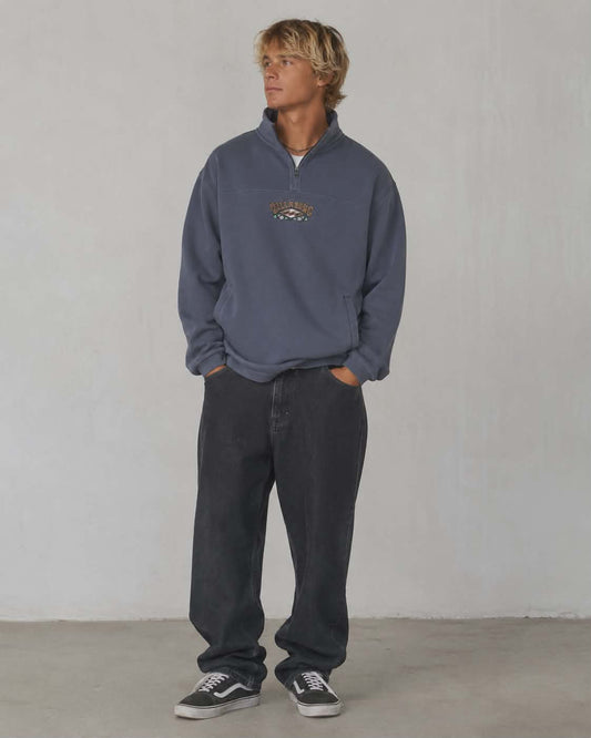 BILLABONG King Prawn Quarter Zip Pullover