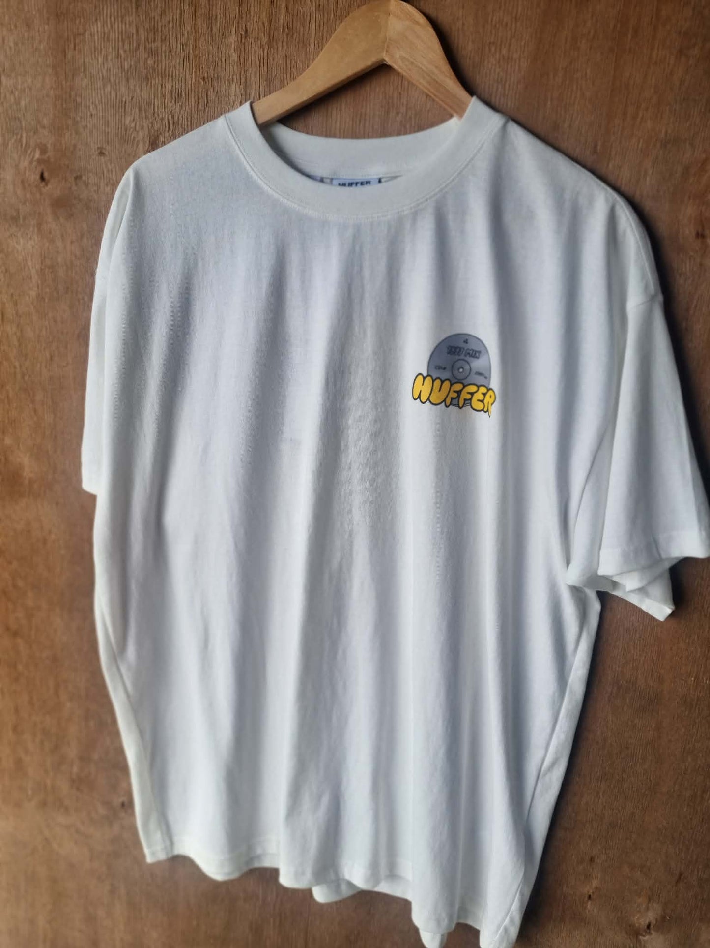 HUFFER 97 Mix Block Tee Chalk