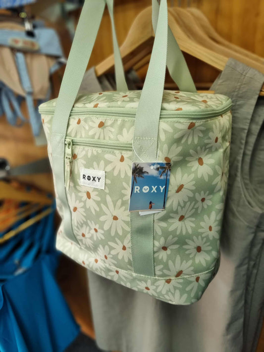 ROXY Water Effect Cooler Bag Green Floral