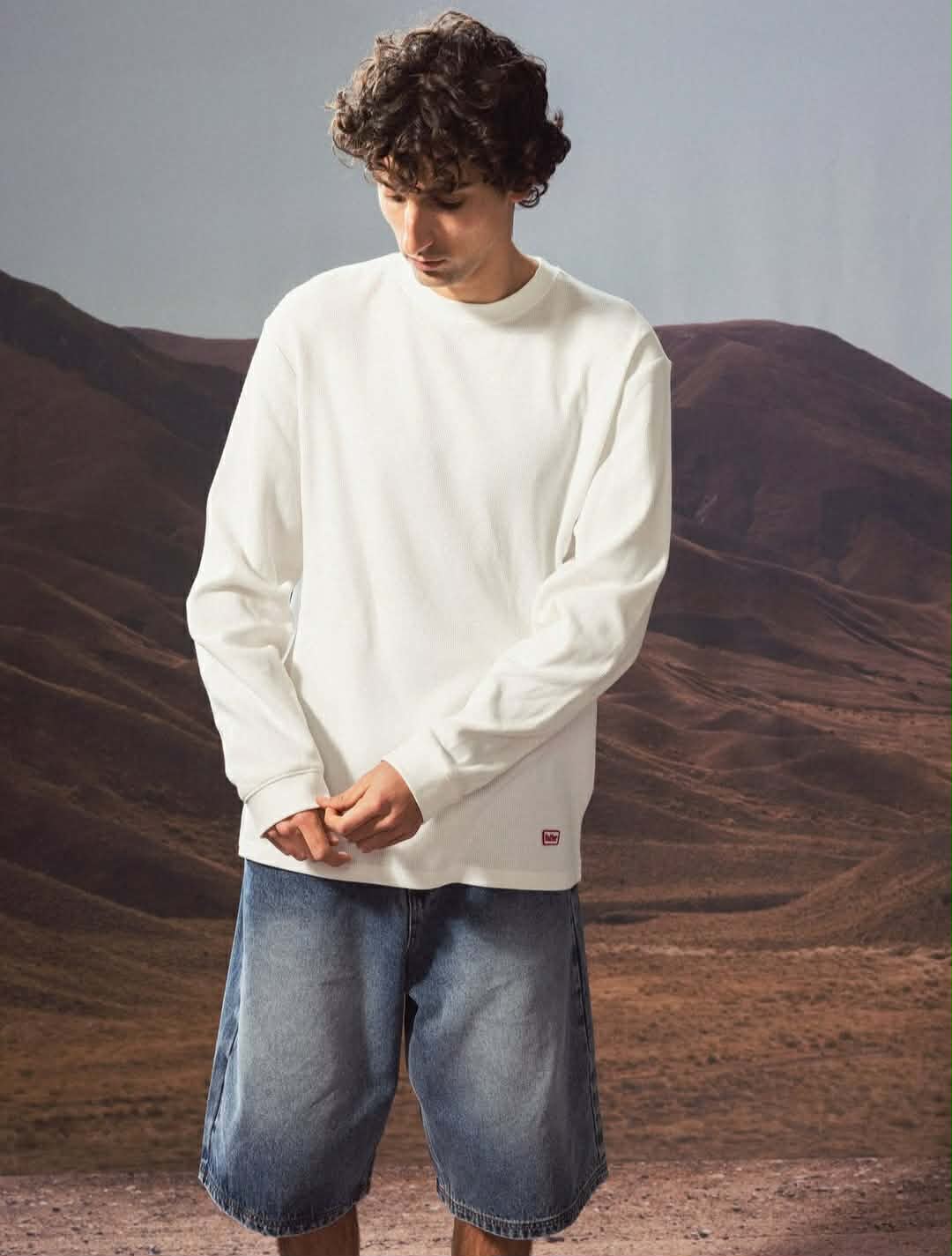 HUFFER X-Tra Baggy Denim Short Stable Wash