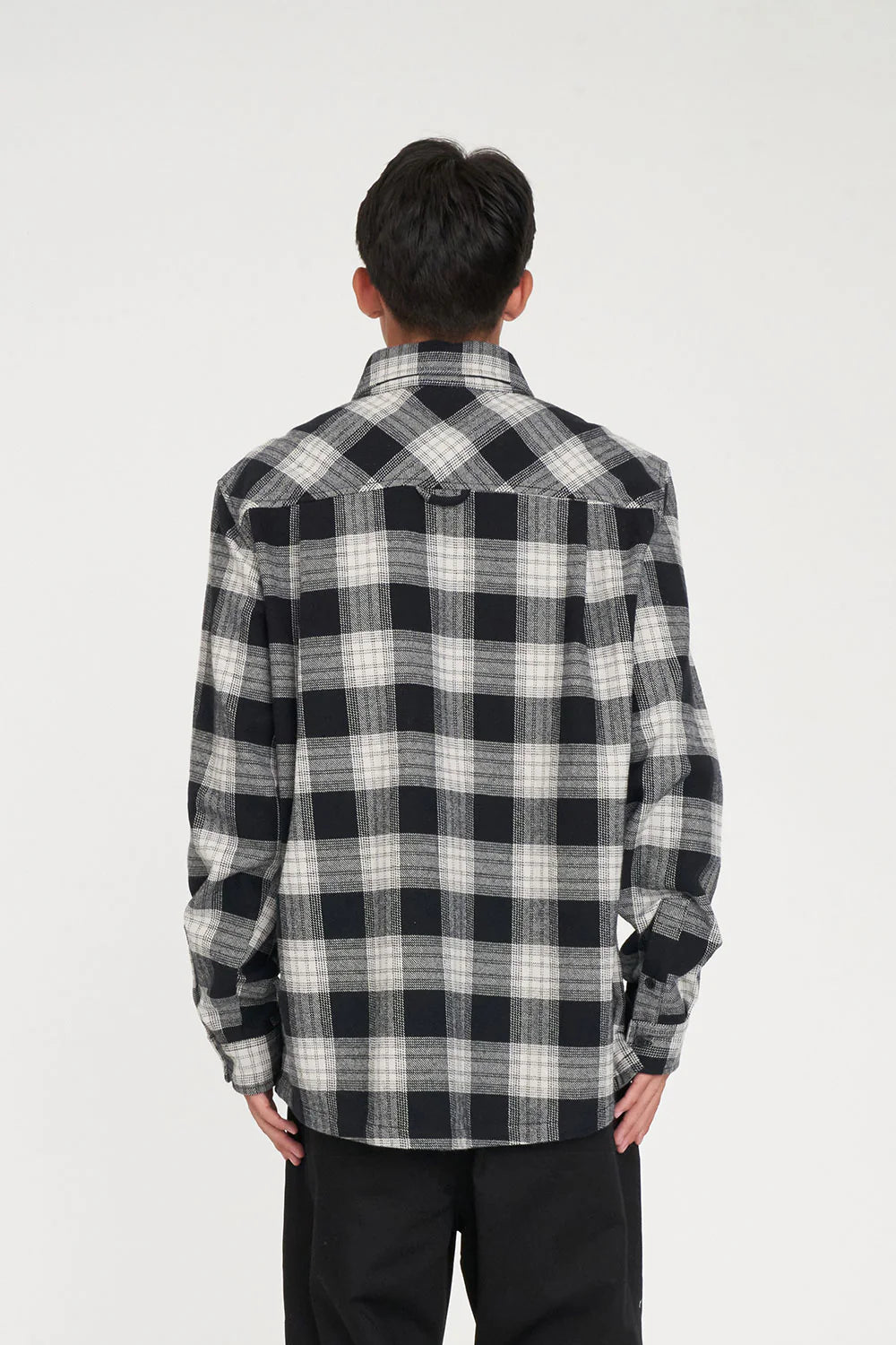 HUFFER 9 to 5 Check Shacket Moonrock check