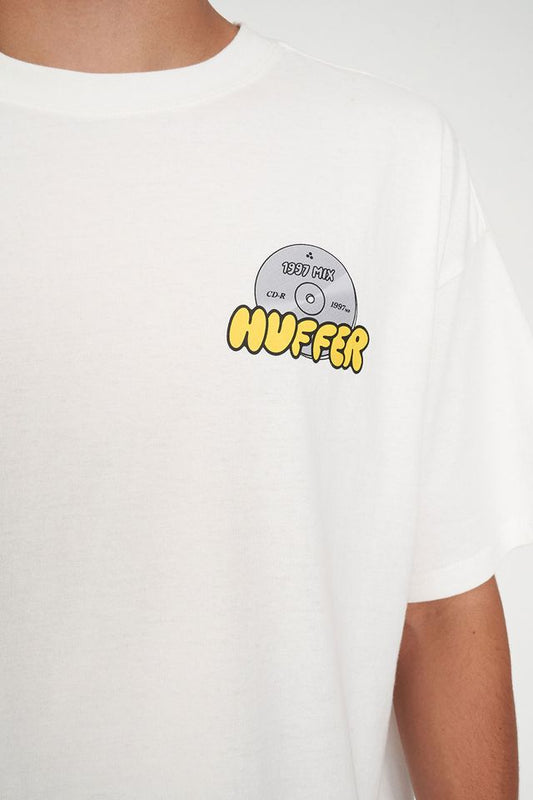 HUFFER 97 Mix Block Tee Chalk
