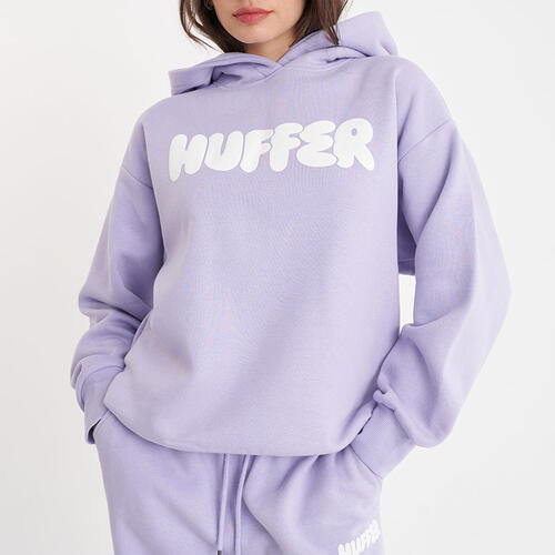 HUFFER Womens Arcade Juicy Odie Hoodie Thistle