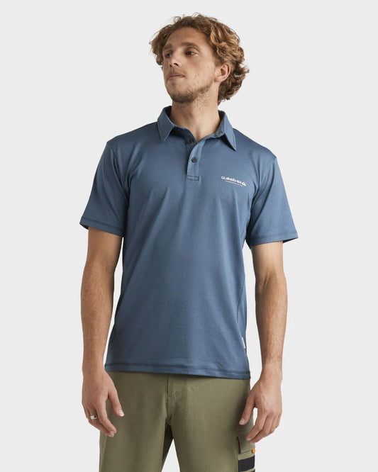 QUIKSILVER Baitball Polo Shirt Navy